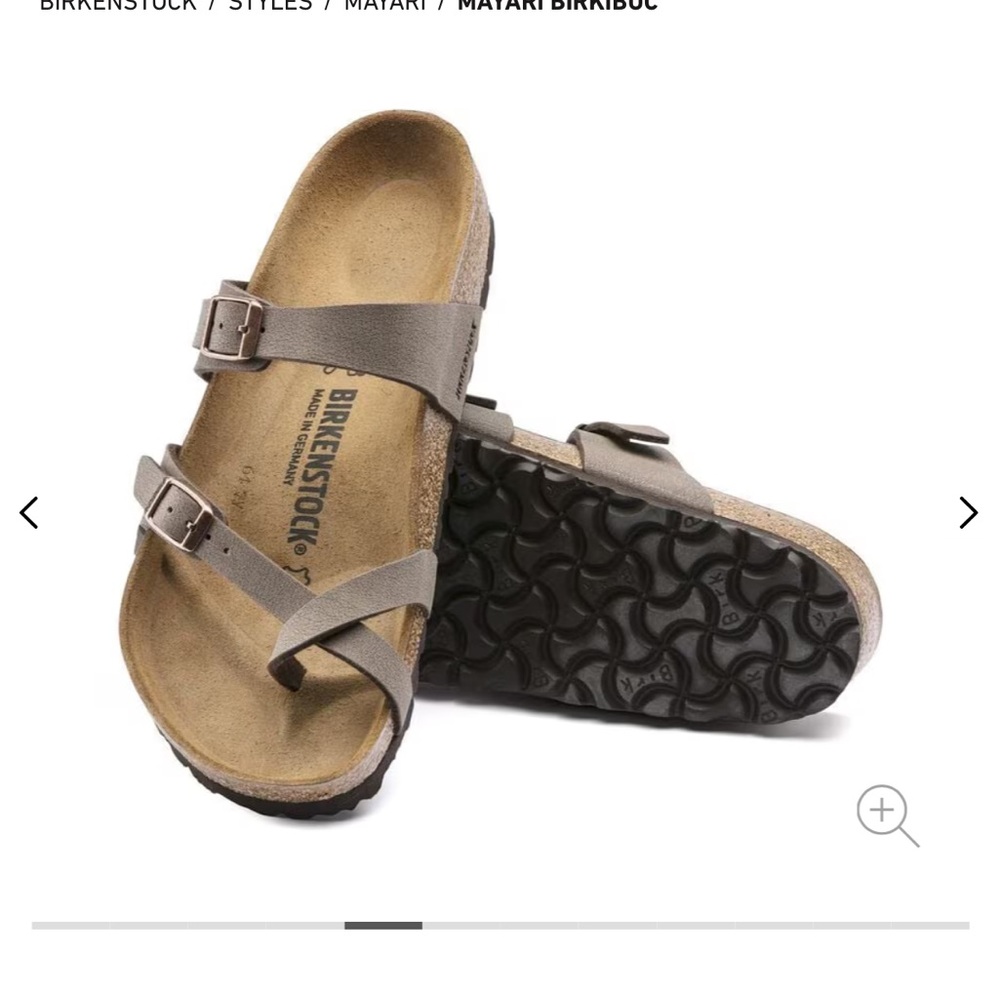Birkenstock Brown Double Strap Sandals